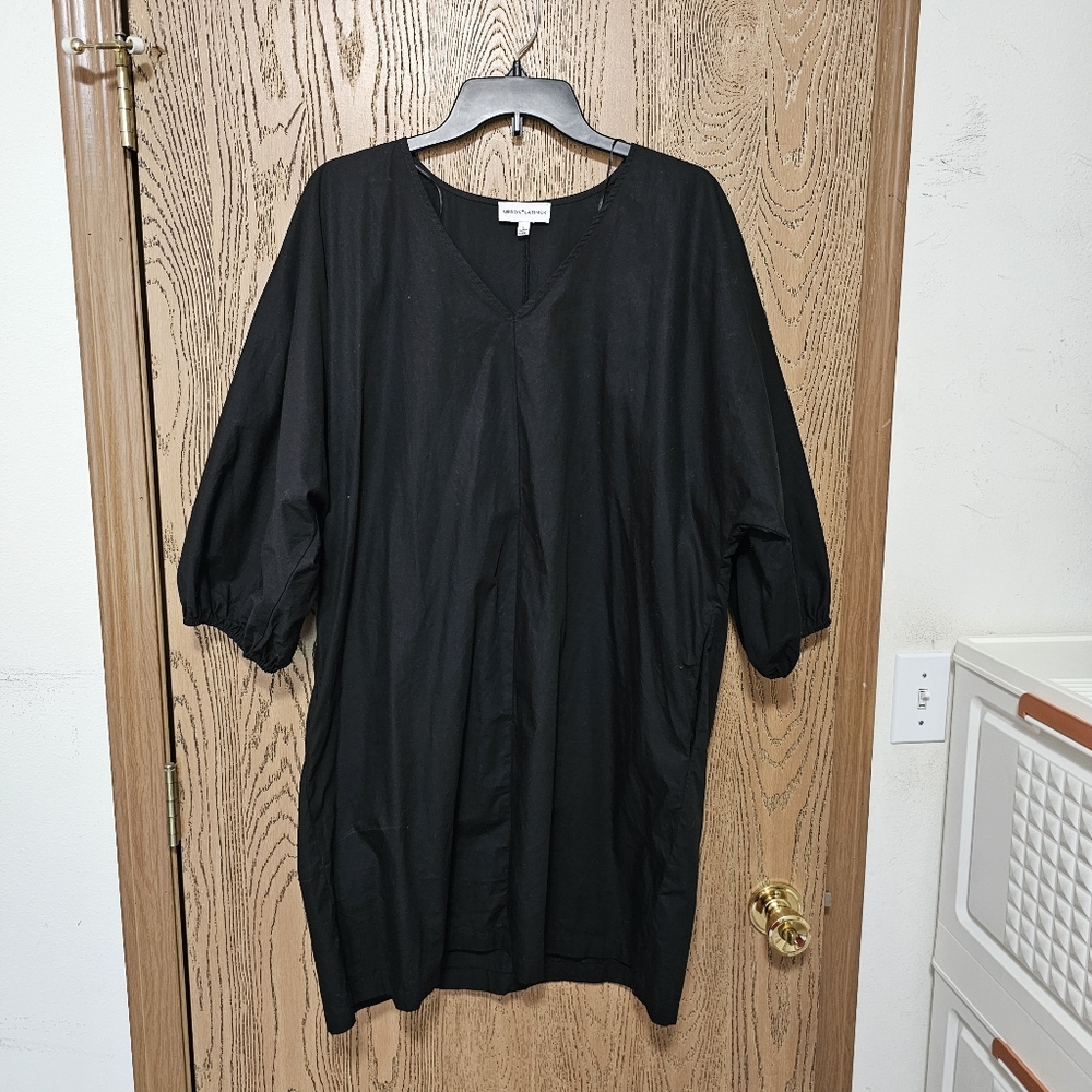Gibson Black V-Neck Dress